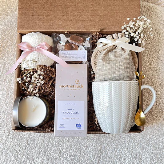 Care Package for Her, Birthday Gift Basket, Get Well Soon Gift, Gift Box  for Women, Hygge Gift Box, Thinking of You Gift, Self Care Package 